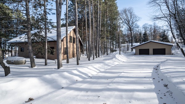 Driveway to Century 21 Sand County cabin property