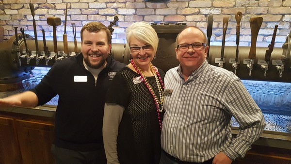 Spencer Churchill with his parents Sue and Jeff Churchill