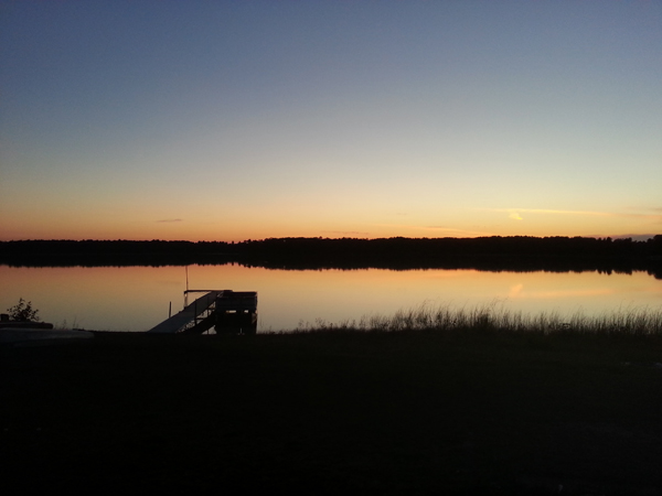 Sunset at Crooked Lake