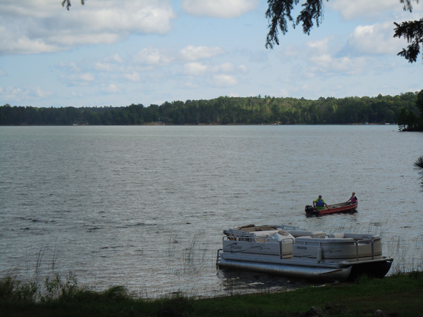 Fishing on Nancy Lake, Minong