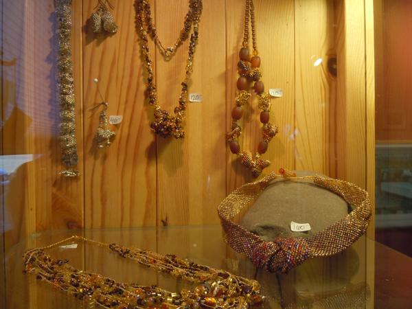 Just a sampling of the bead work jewelry