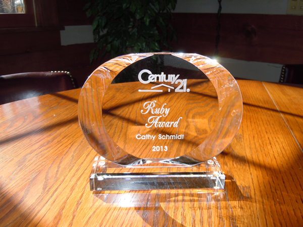 Masters Ruby Award - earned by Cathy Schmidt