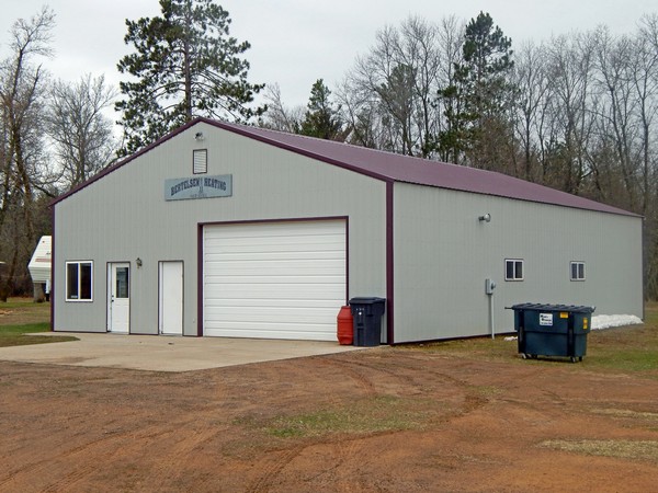 40' x 60' insulated and heated shop, plus barn