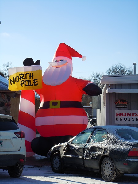 Webster Ace Hardware Santa