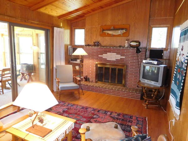 Gull Lake fireplace