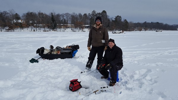 Ice Fishing in Burnett County