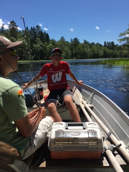 Fishing for bass and panfish on the Minerva Chain of Lakes