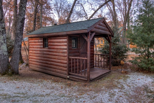 Wood fired sauna