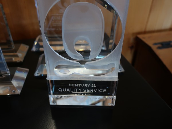 Century 21 Sand County Services quality service award