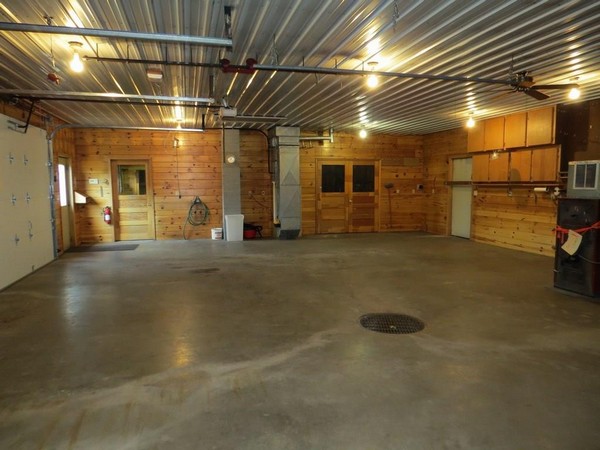 Interior of C21 garage property in Webster, WI