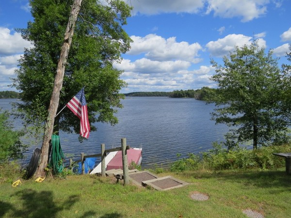 Lakefront property showing lake view